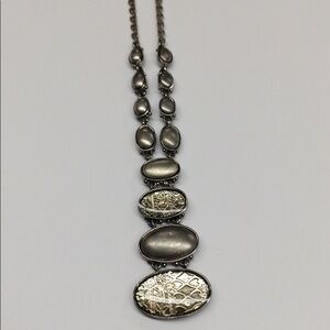 Lauren Conrad Silver Tone Lariat Necklace